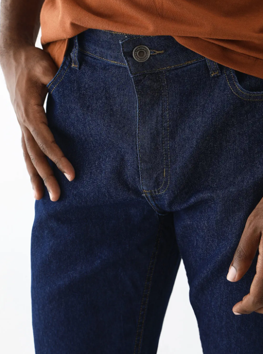 Calça Jeans Hering Básica Slim Masculina - Azul