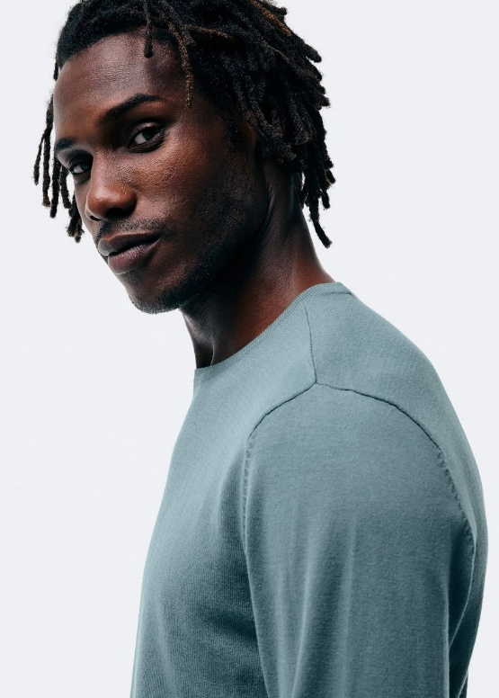 Blusão Básico Hering Regular Em Tricot Masculino - Verde
