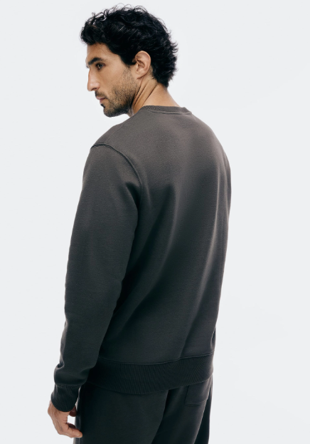 Blusão Básico Hering Comfort Em Moletom Peluciado Masculino - Verde