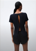 Camiseta Esportiva Hering Básica Easy Care Feminina - Preta