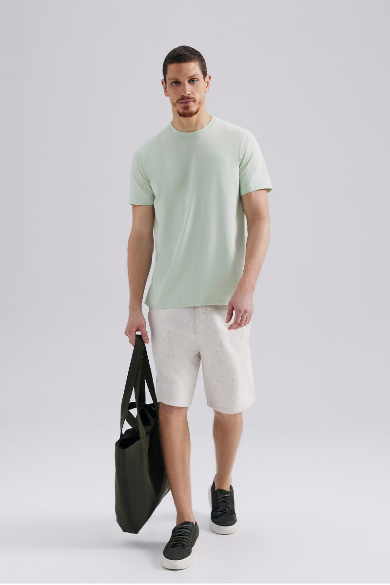 Camiseta Básica Hering World Masculina - Verde