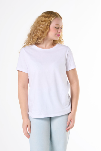 Blusa Básica Hering Feminina - Branca