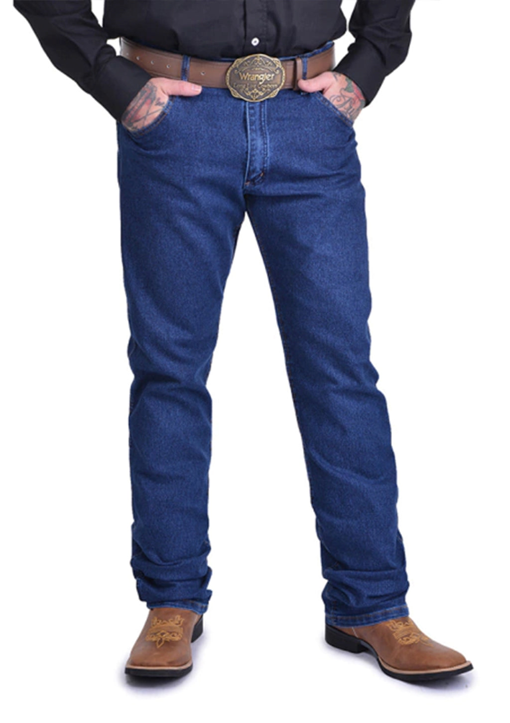 Calça Jeans 47M Advanced Comfort Wrangler Regular Fit Masculina - Azul Escuro