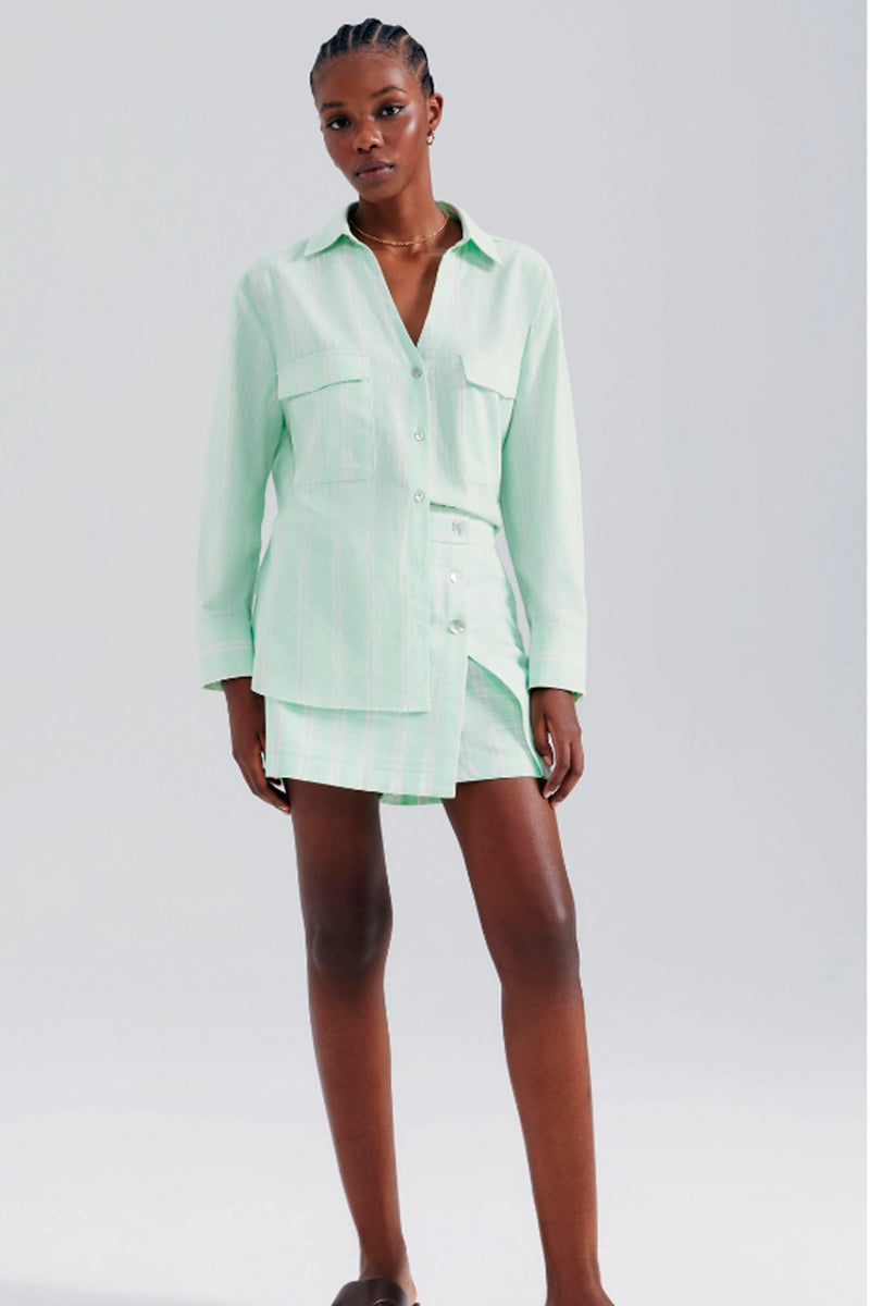 Camisa Básica Hering Feminina - Verde