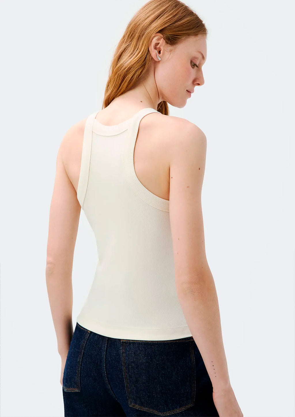 Regata Hit Hering Com Bordado Feminina - Creme
