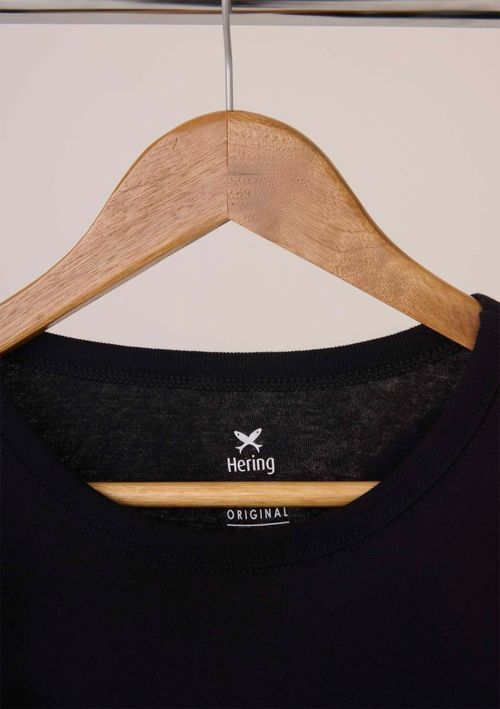 kit 3 Camisetas Slim Hering Gola Careca Masculino - Preto