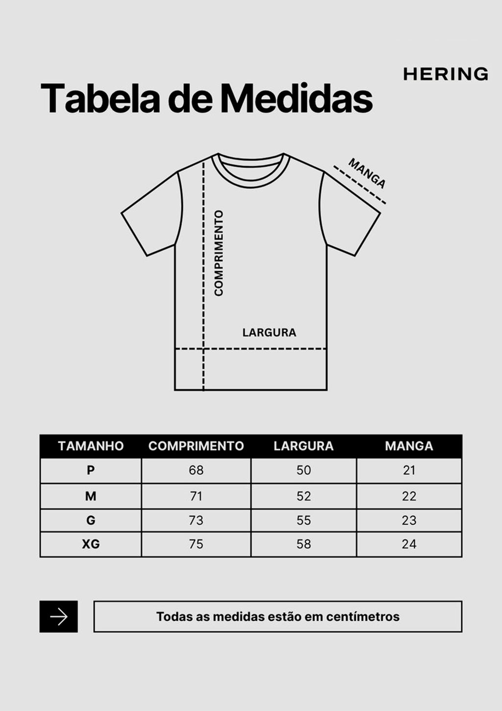 kit 3 Camisetas Slim Hering Gola Careca Masculino - Preto/Verde/Azul Marinho