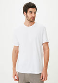 Kit 5 Camisetas Slim Hering Gola Careca Masculino - Branco