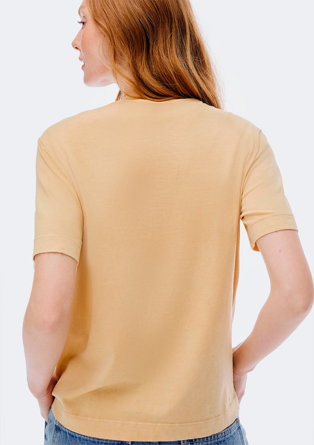 Camiseta Manga Curta Hering Estonada Soft Feminina - Amarelo