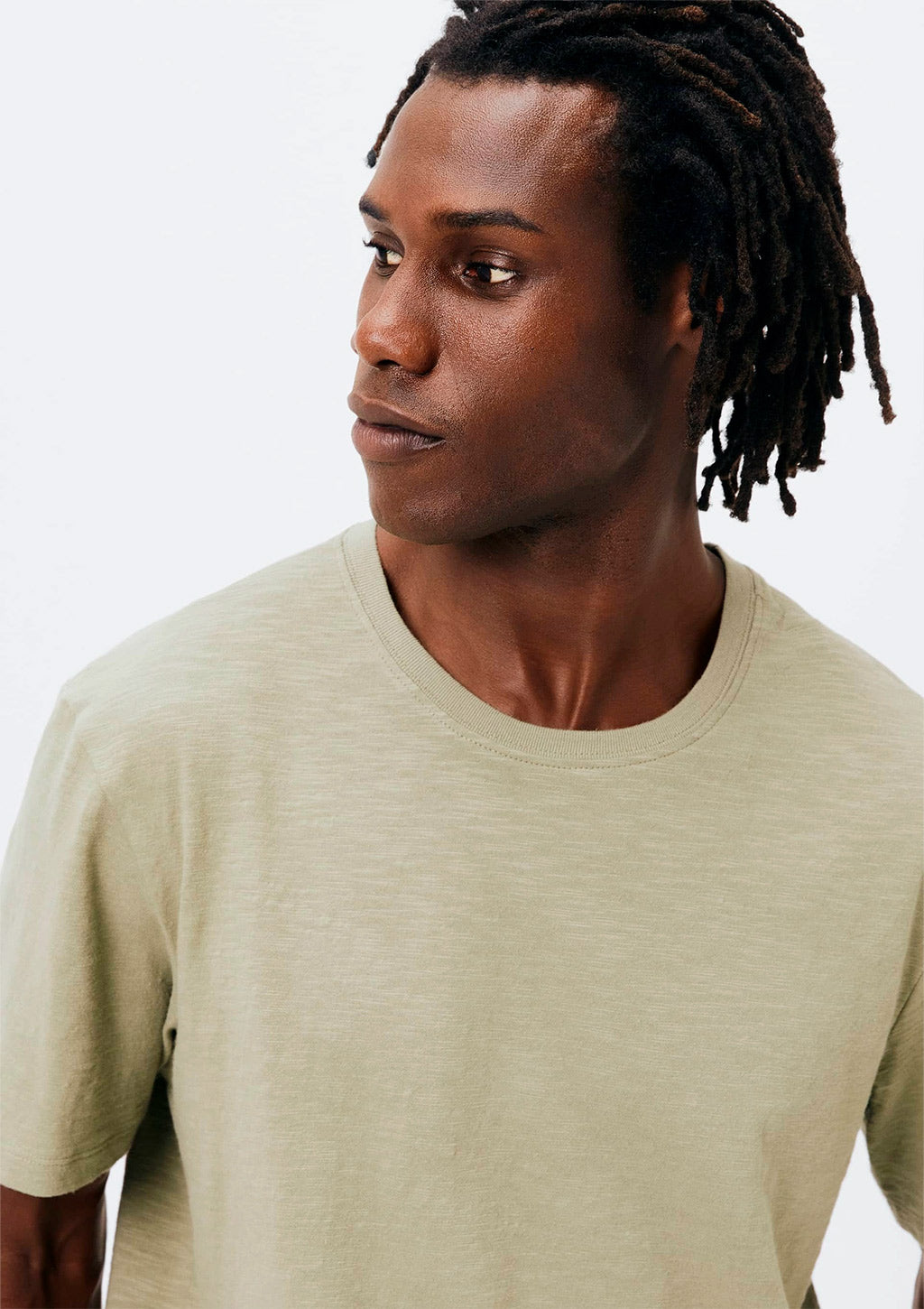 Camiseta Manga Curta Hering Comfort Em Malha Flamê Masculino - Verde