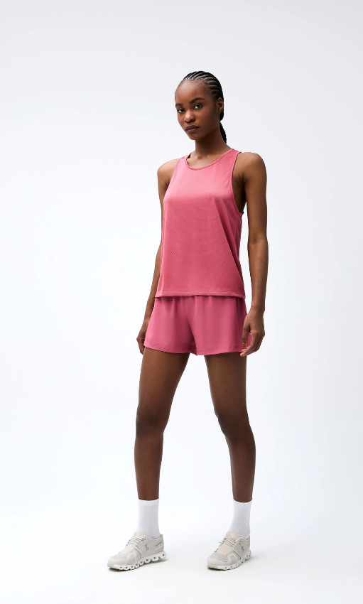 Shorts Esportivo Hering Runner Easy Care Feminino - Rosa
