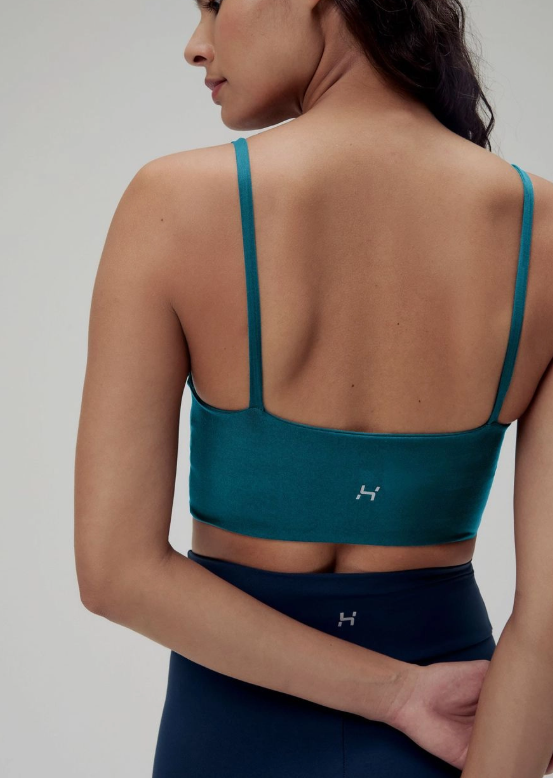 Top Esportivo Hering Feminino Com Bojo - Azul