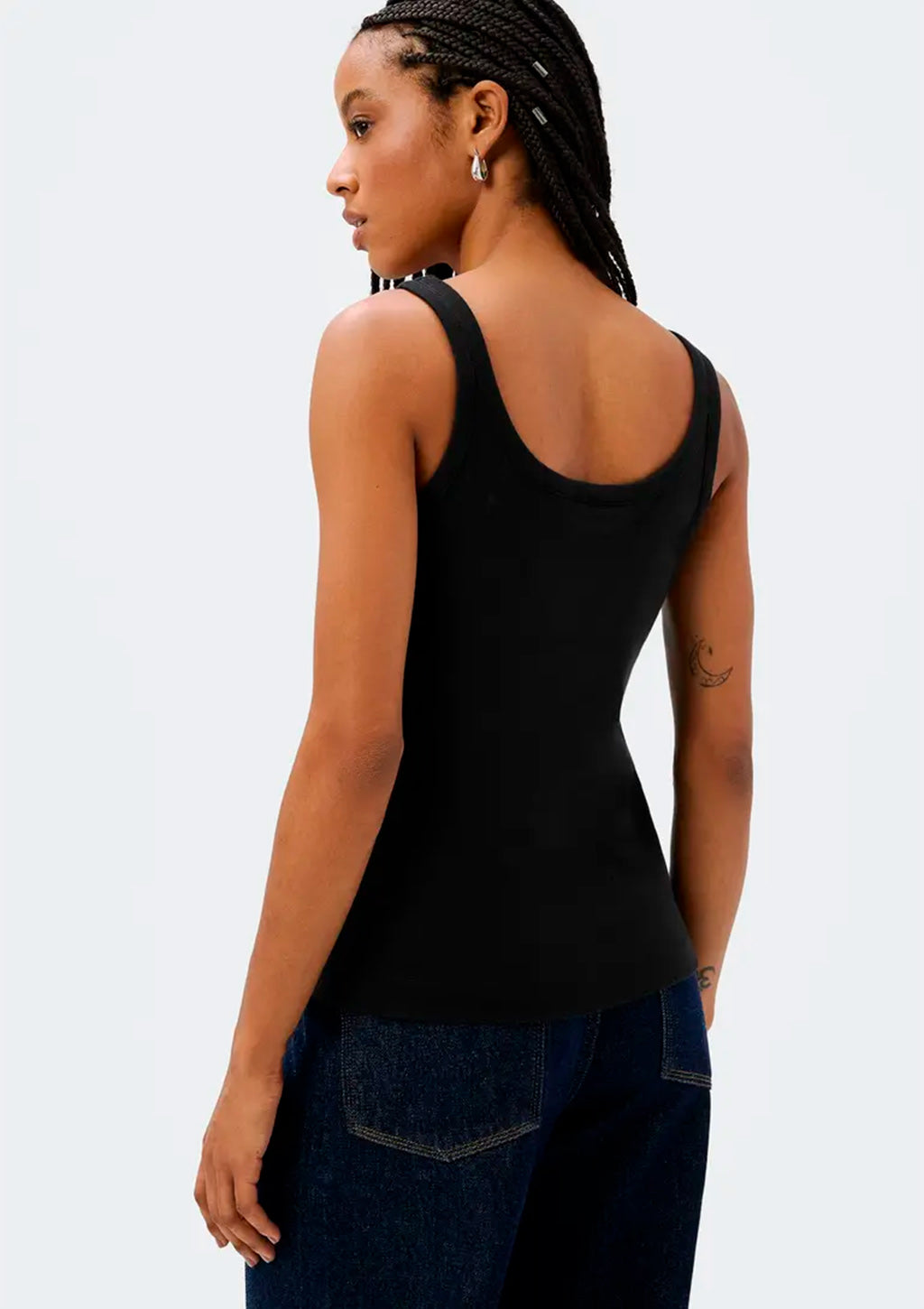 Regata Decote U Hering Feminina - Preto