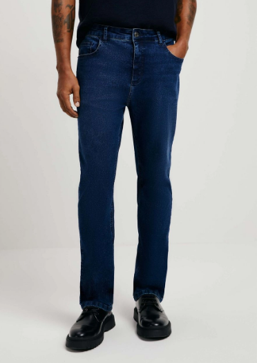 Calça Jeans Hering Slim Masculina - Azul
