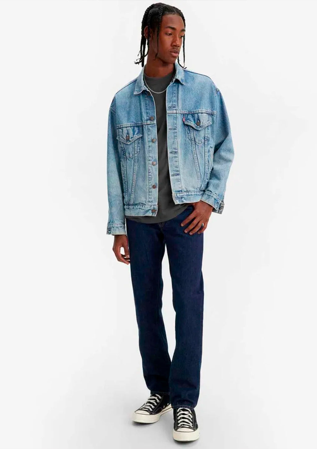 Calça Jeans Levi's 501' 54 Masculina - Lavagem Escura