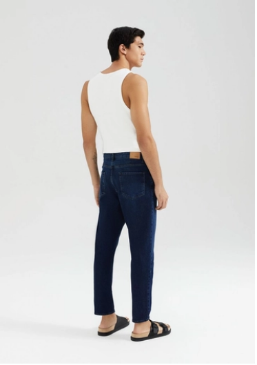 Calça Jeans Hering Básica Slim Masculina - Azul