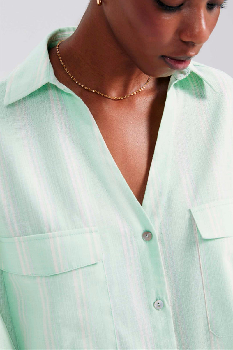 Camisa Básica Hering Feminina - Verde