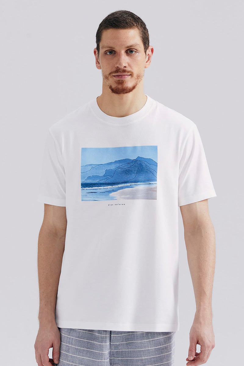 Camiseta Hering Comfort Super Cotton Masculina - Off White