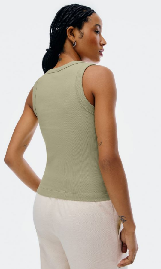 Blusa Regata Hering Básica Feminina - Verde