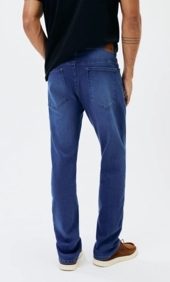 Calça Jeans Hering Slim Soft Touch Masculina - Azul