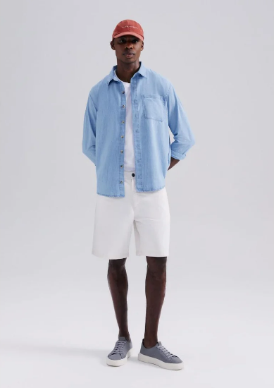 Camisa Hering Jeans Masculina - Jeans