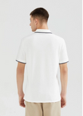 Camisa Polo Hering Básica Em Piquet Masculina - Branca