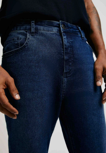 Calça Jeans Hering Slim Masculina - Azul