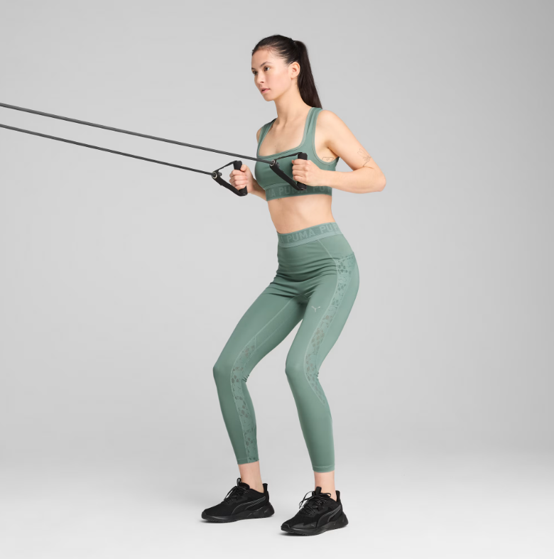 Top De Treino Puma Low Impact Feminino - Verde
