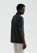 Camisa Polo Hering Básica Em Piquet Com Bordado Masculina - Cinza