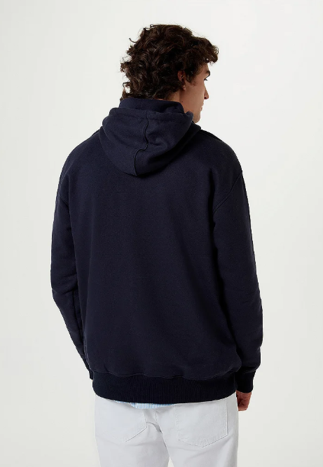 Blusão Com Capuz Hering Masculino - Azul Marinho