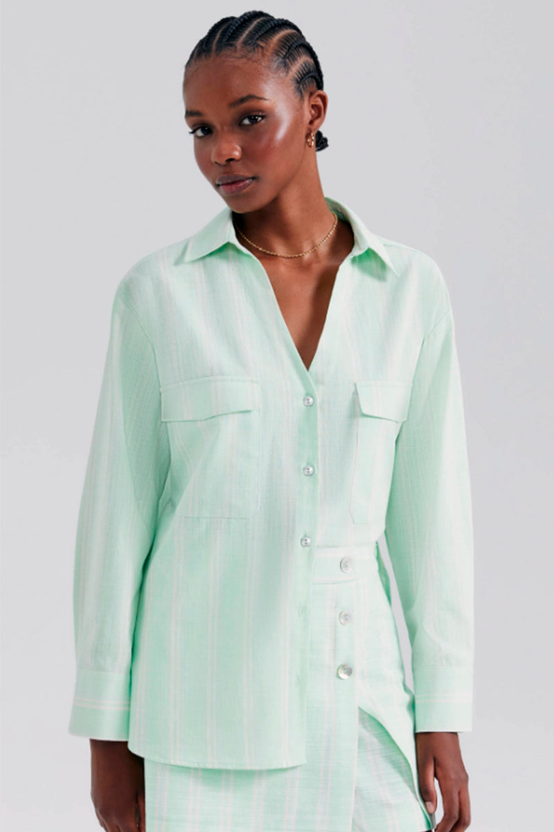 Camisa Básica Hering Feminina - Verde