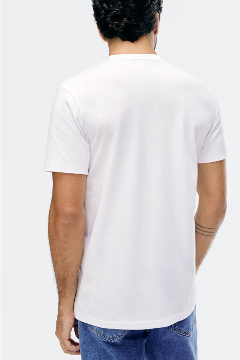 Camiseta Básica Hering World Masculina - Branca