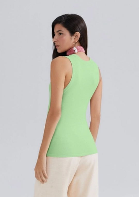 Regata Hering Decote Em U Feminina - Verde