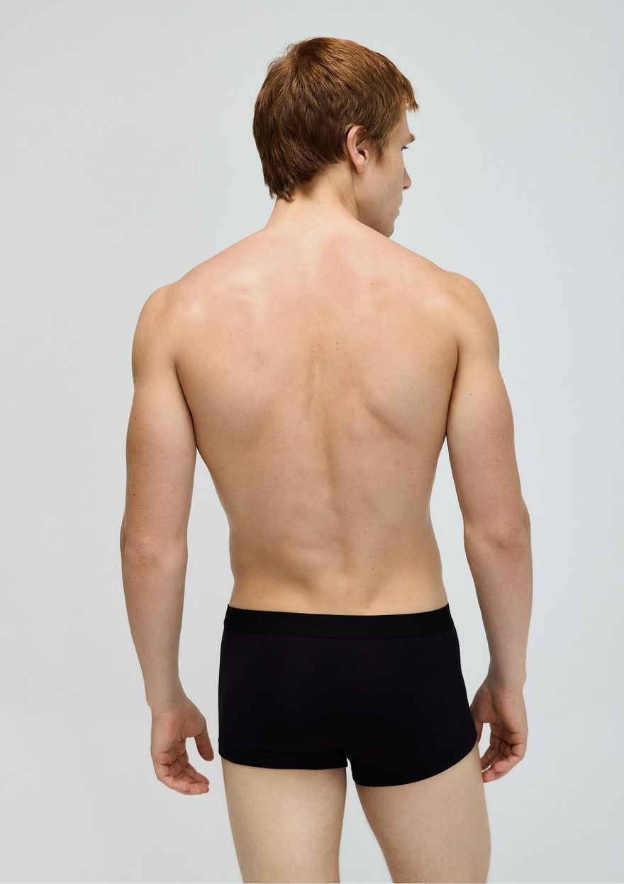 Kit Cueca Hering Sunga Em Algodão Com Elástico Masculina PACK2 - Preta