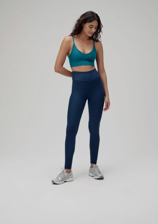 Top Esportivo Hering Feminino Com Bojo - Azul