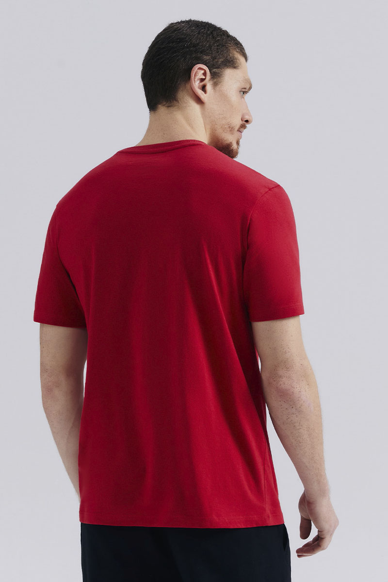Camiseta Básica Hering World Masculina - Vermelha