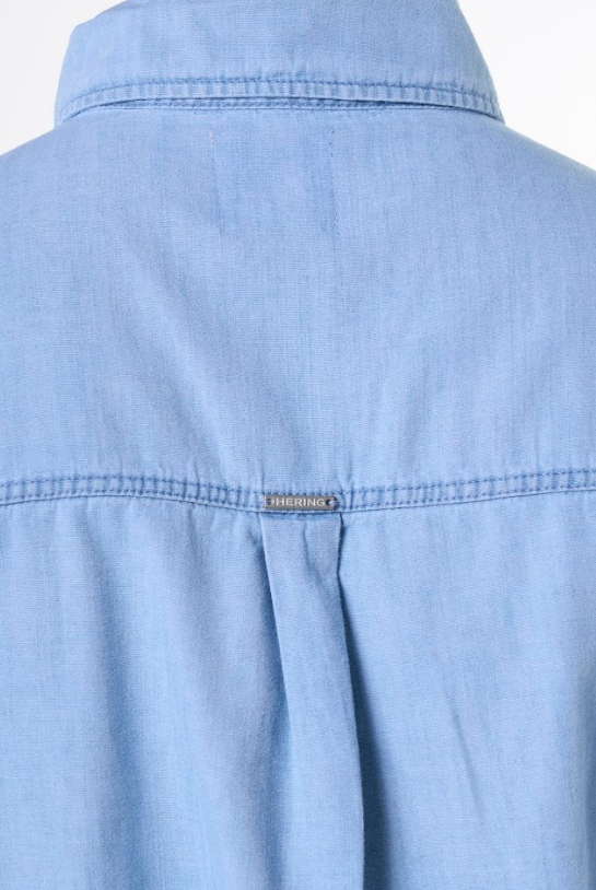 Camisa Hering Jeans Masculina - Azul