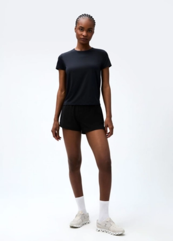 Shorts Hering Esportivo Feminino Runner Easy Care - Preto