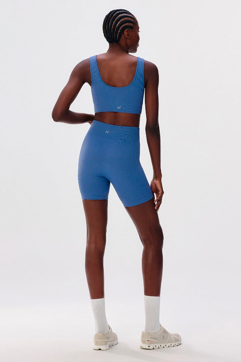 Bermuda Esportiva Biker Feminina - Azul