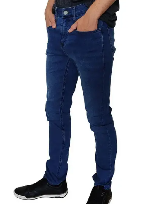 Calça Jeans Hering Skinny Soft Touch Masculina - Azul