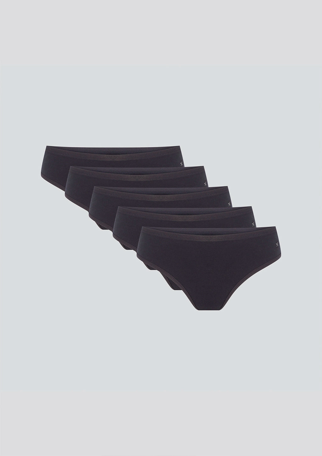 Kit 5 Calcinhas Biquíni Hering Feminino - Preto