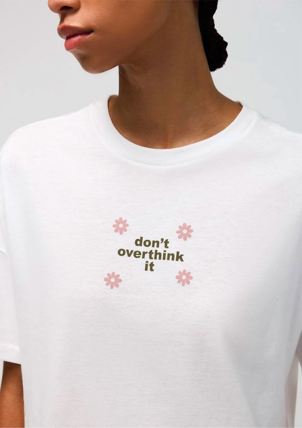 Pijama Manga Curta Dont Overthink It Feminino Hering