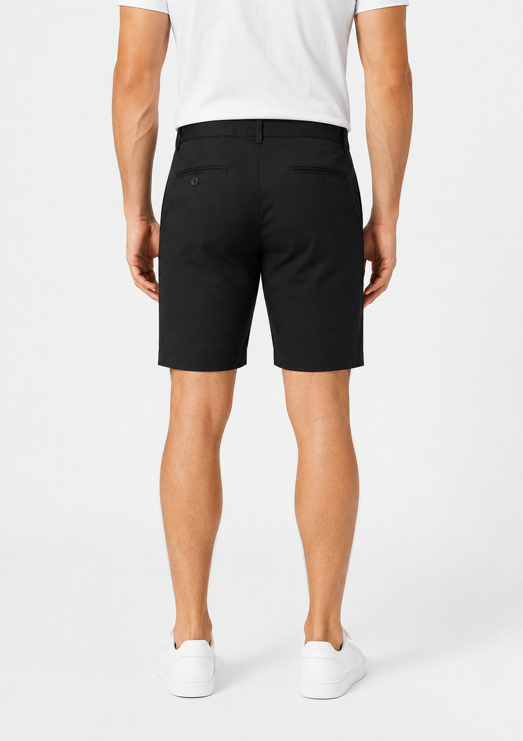 Bermuda Masculina Sarja Arrow com Elastano - Preto