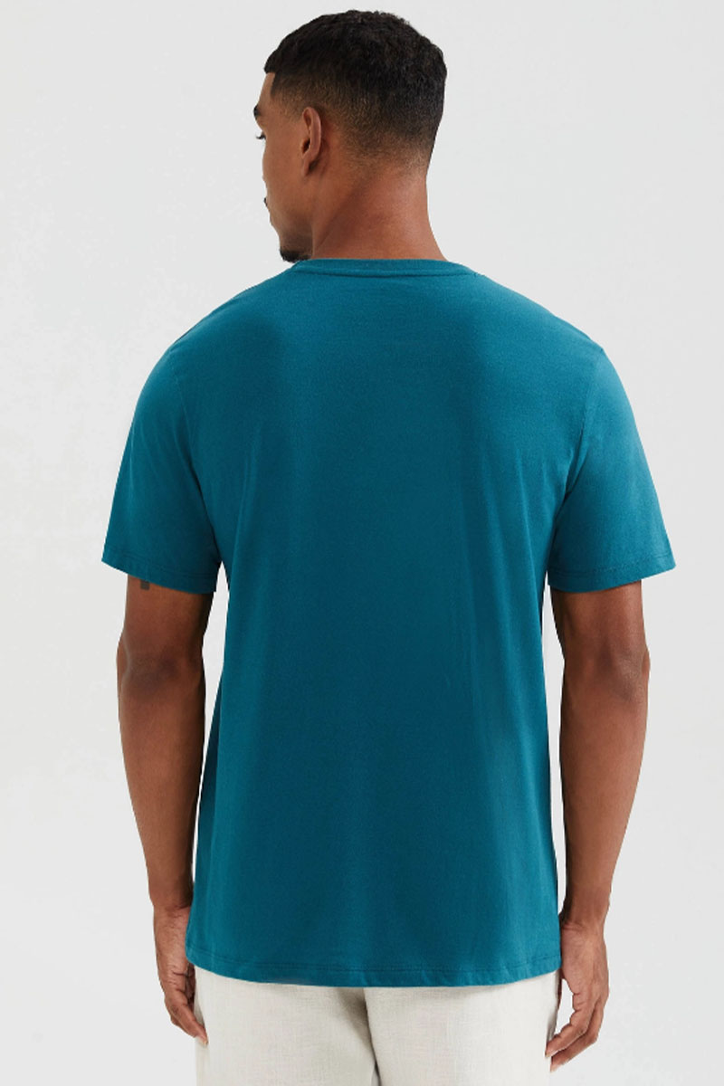 Camiseta Básica Hering World Masculina - Verde