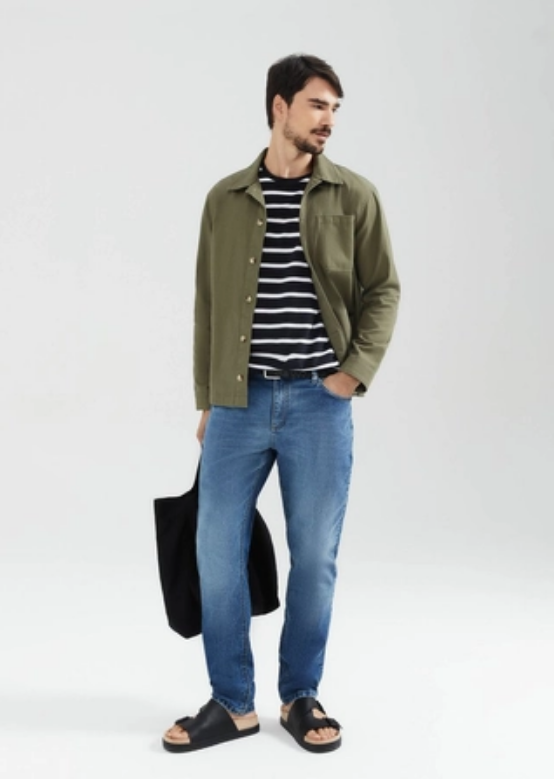 Calça Jeans Hering Slim Masculina - Azul