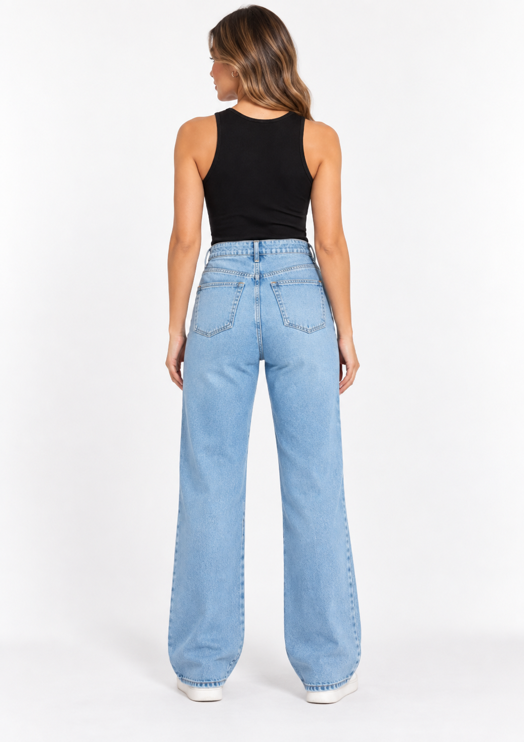 Calça Jeans Feminina Reta Sawary
