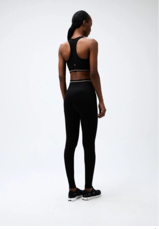 Calça Legging Hering Sem Costura Feminina - Preta
