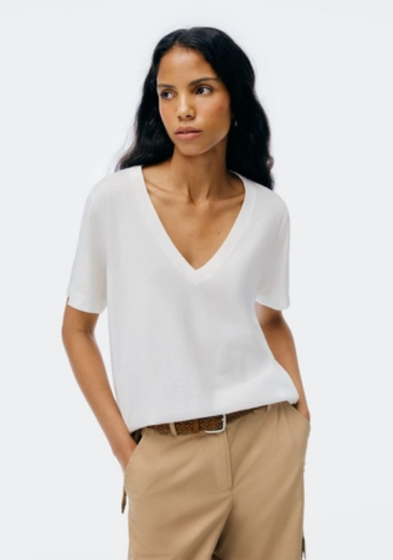 Blusa Hering Basica Branca Feminina