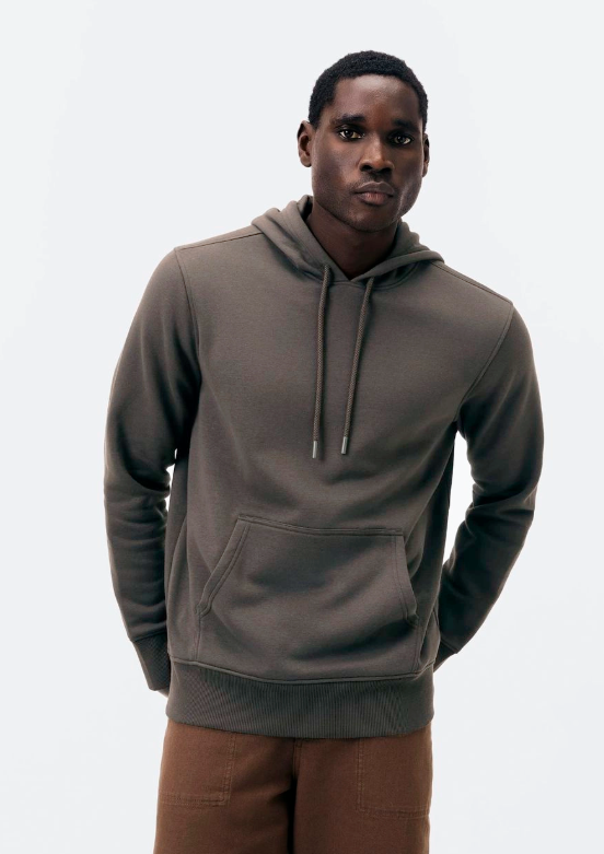 Blusão Com Capuz Hering Masculino - Marrom