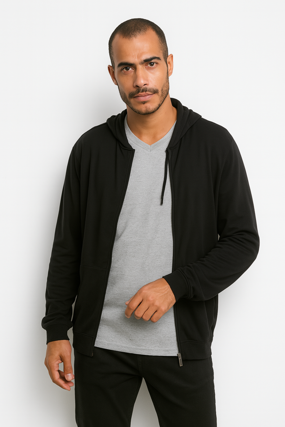 Jaqueta  Hering Confort Masculina - Preta